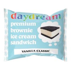 Daydream Ice Cream Vanilla Ice Cream Brownie Sandwich