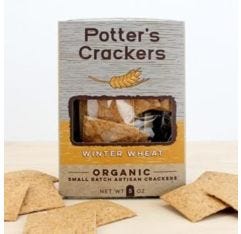 Potters Crackers Winter Wheat Crackers Organic