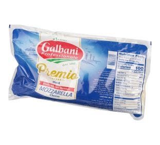 Galbani Whole Milk Low Moisture Mozzarella Diced