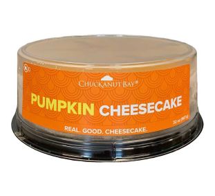Chuckanut Bay Pumpkin Cheesecake 7 Inch