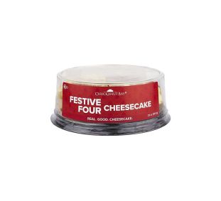 Chuckanut Bay Festive Four Flavor Cheesecake 7 Inch