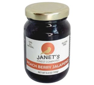 Peach Berry Jalapeno Compote