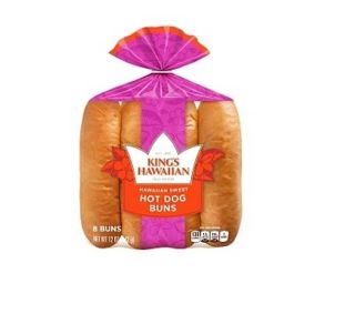 King's Hawaiian Sweet Hot Dog Buns