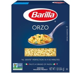Barilla Orzo Pasta