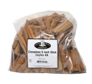 Culinary Master Ceylon AA Cinnamon Stick 5 Inch