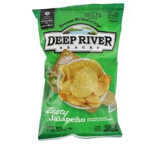 Deep River Zesty Jalapeno Kettle Chips