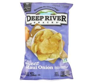 Deep River Sweet Maui Onion Kettle Chips