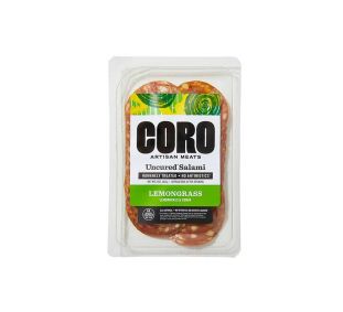 Coro Foods Uncured Lemongrass Salami Sliced