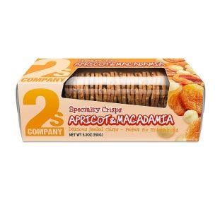Apricot & Macadamia Crisps