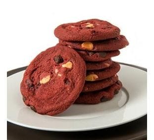 David's Cookies Red Velvet Cookie Dough
