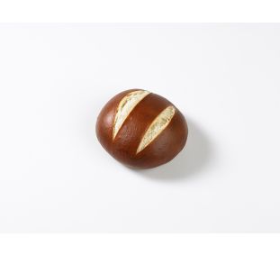 Eurobake 4.5 Inch Pretzel Bun Sliced