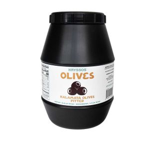 Kryssos Olives Kalamata Pitted Mini Keg