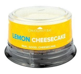 Chuckanut Bay Lemon Cheesecake 3 Inch