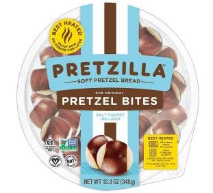 Pretzilla Soft Pretzel Bites Tub