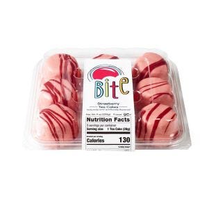 Bite Strawberry Tea Cakes