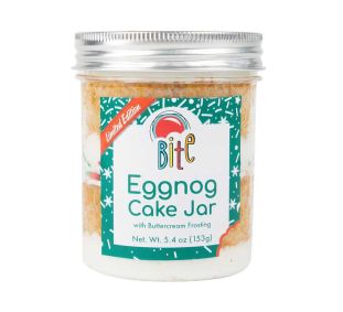 Bite Eggnog Cake Jar