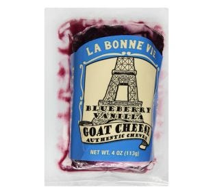 La Bonne Vie Blueberry Vanilla Goat Cheese