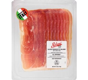 Salumi Italiani Prosciutto Italiano Sliced