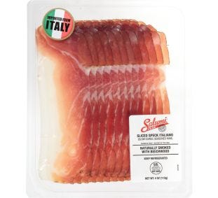 Salumi Italiani Speck Italiano Sliced