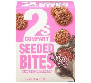 2S Company Roasted Beetroot Seeded Bites Gluten Free