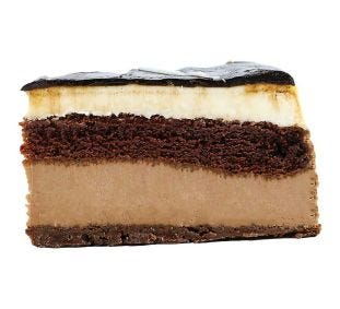 Chuckanut Bay Tuxedo Layered Cheesecake 9 Inch