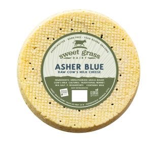 Sweet Grass Dairy Asher Blue Wheel