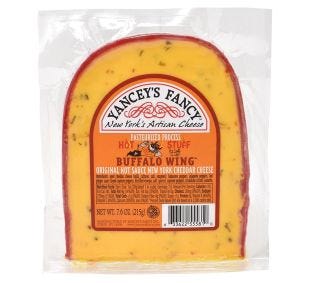 Yancey's Fancy Buffalo Wing Hot Sauce Cheddar Wedge