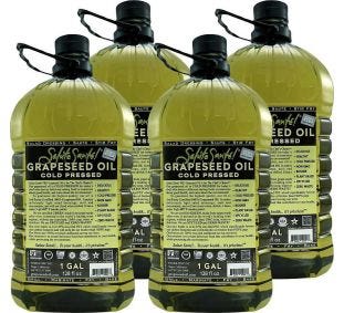 Salute Sante! Grapeseed Oil Cold Pressed