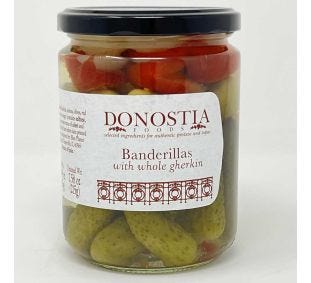 Donostia Foods Banderilla with Whole Gherkin