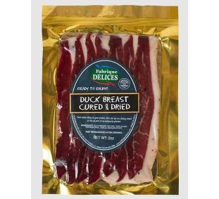 Fabrique Delice Duck Prosciutto Sliced
