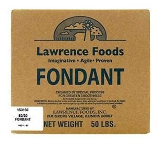 Lawrence Foods Fondant Icing