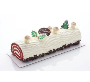 Symphony Pastry Red Velvet Yule Log