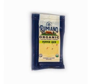 Rumiano Organic Pepper Jack Sliced Orangic