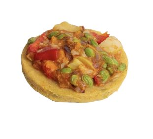 Kabobs Roasted Vegetable Polenta Medallion