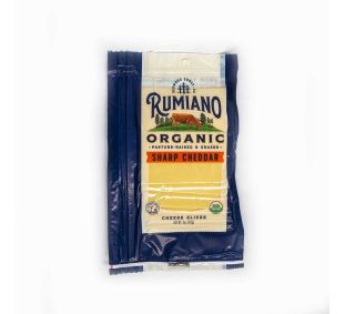 Rumiano Organic Sharp Cheddar Sliced Organic