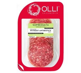 Olli Salumeria Sopressata Salami Sliced
