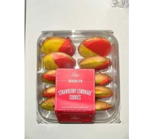 Lilly's Strawberry Lemonade Half Moon Cookies