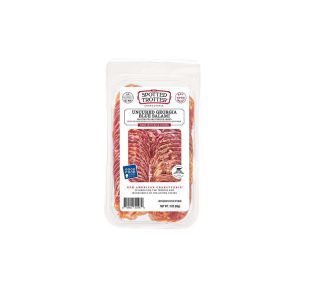 Spotted Trotter Uncured Georgia Blue Salami Sliced