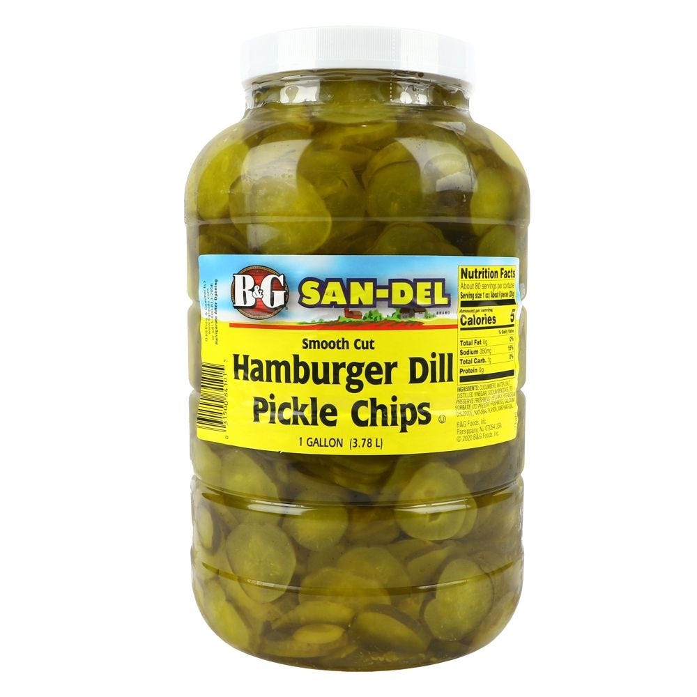 Pickle chips top