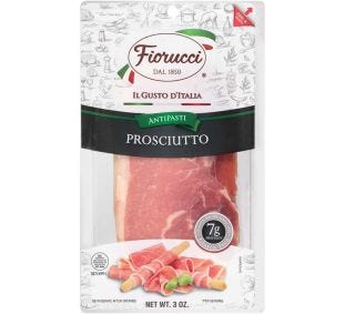 Fiorucci Prosciutto Sliced