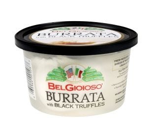 Belgioioso Burrata with Black Truffles