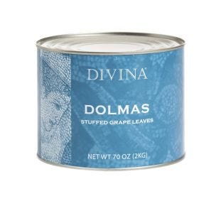 Divina Stuffed Grapeleaf Dolmas Gluten Free