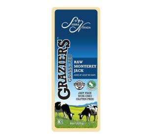 Graziers Raw Milk Grass Fed Monterey Jack Wedge