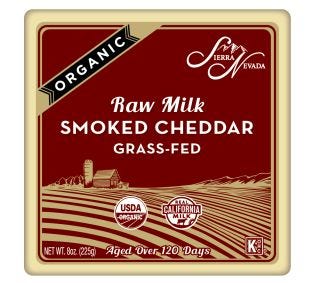 Sierra Nevada Raw Milk Smoked White Cheddar Chunk Organic