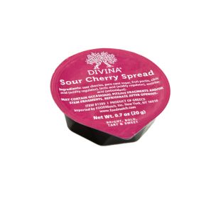 Divina Sour Cherry Spread Mini Portion Pack