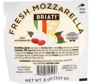Briati Fresh Mozzarella Ball