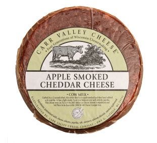 Carr Valley Apple Smoked Cheddar Wheel