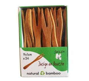 Belix Bamboo Forks 3.93 IN