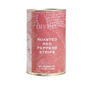 Divina Roasted Red Pepper Strips