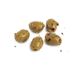 Divina Green Olives With Sicilian Herbs Pitted